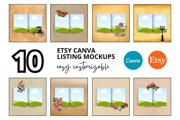 10 Book Etsy Mockup Listings: Crafting Visuals That Sell in a Crowded Digital Marketplace