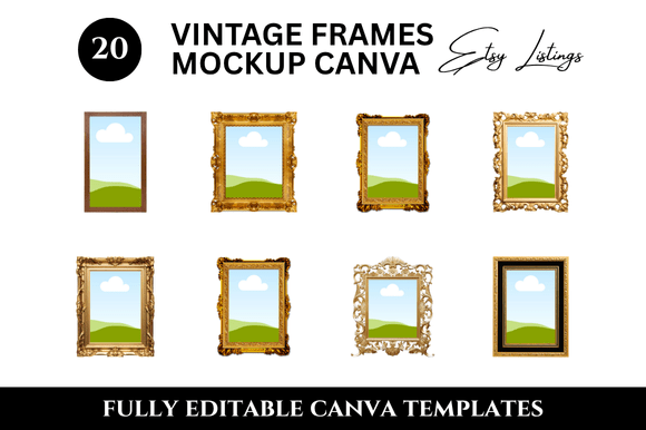 20 Wall Frame Etsy Listings Mockup: A Complete Guide for Sellers and Creators