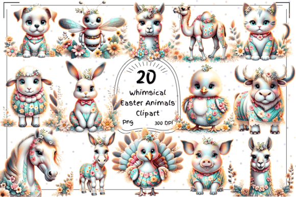 20 Whimsical Easter Animals Clipart: A Strategic Asset for Seasonal Campaigns and Creative Work