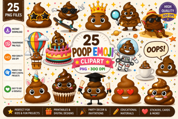 25 Playful Poop Emoji Clipart: Evaluating Your Options