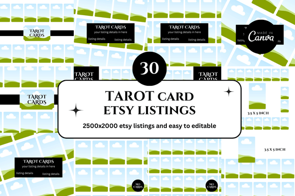 30 Tarot Card Etsy Listings Mockup: A Practical Assessment for Sellers and Creators