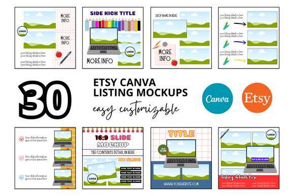 30 Teachers Pay Teachers Etsy Mockup: A Strategic Asset for Digital Sellers
