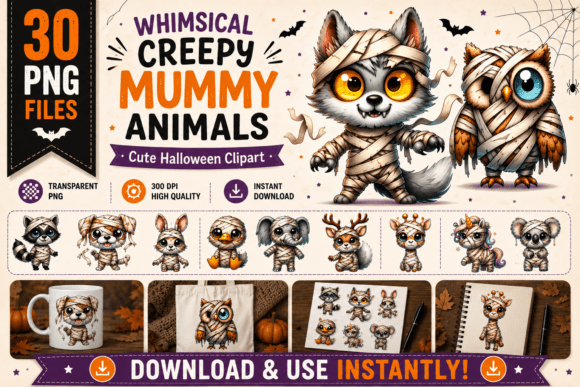 30Watercolor Creepy Mummy Animal Clipart: An Objective Evaluation