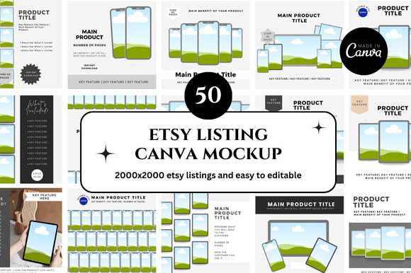 50 Etsy Canva Mockup: A Practical Guide for Creators and Small Business Owners