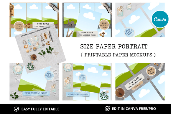 Elevate Your Brand with 10 Etsy Listings Papers Mockup