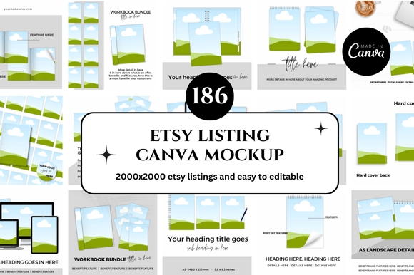 Evaluating the 186 Etsy Canva Mockup Bundle: A Practical Guide