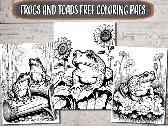 Frogs and Toads Free Coloring Pages: A Creative Gateway to Nature and Learning