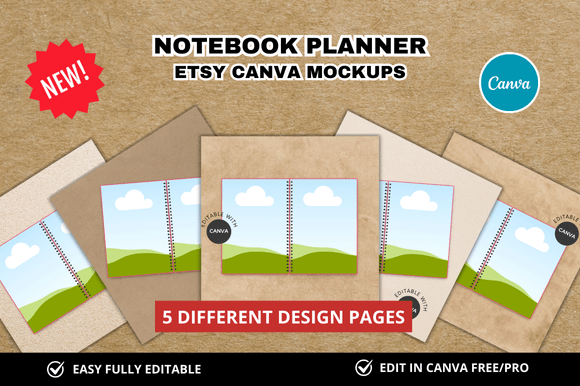 How 5 Notebook Planner Mockup Styles Can Transform Your Design Workflow