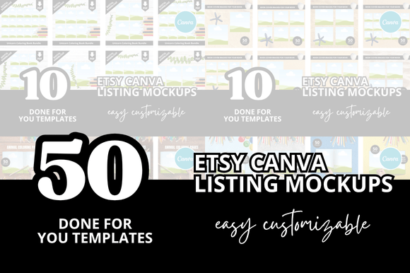 How a 50 Children’s Coloring Listing Mockup Can Streamline Your Self-Publishing Workflow