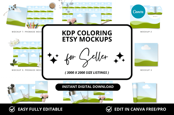 KDP, Etsy & Canva Mockups: Your Creative Side Hustle Hub