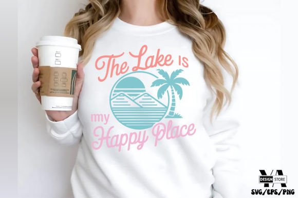 Summer Lake SVG PNG Free Design for Creative Projects