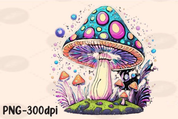 The Allure of Kawaii Psychedelic Magic Mushroom PNG: A Creative Tool for Modern Design