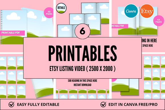 The Art of Selling Printables on Etsy: How Canva, Mockups, and Video Elevate Your Digital Products