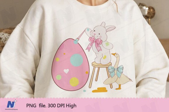 The Bunny and Goose’s Easter Art