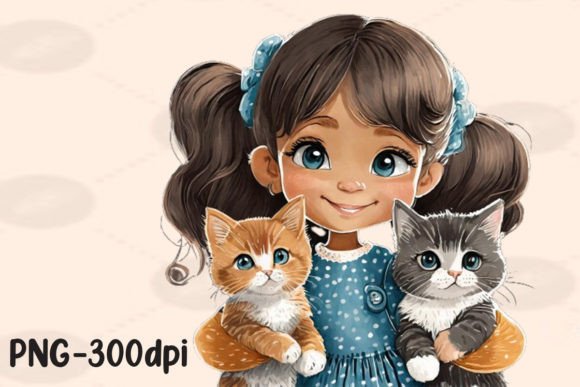The Complete Guide to Little Girl with Cats Sublimation Designs