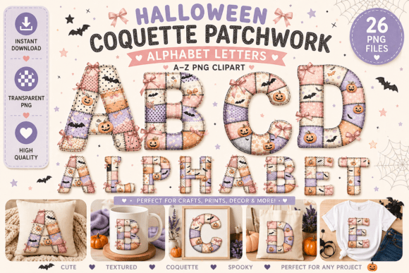 The Coquette Patchwork Polka Dot Alphabet