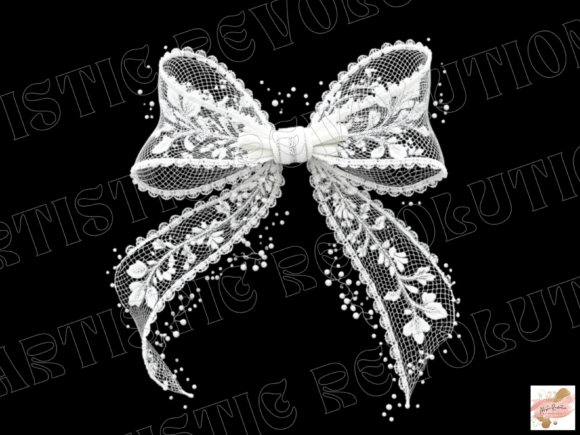 Understanding the Lace Coquette Bow PNG: White Lace Floral Design in Modern Creativity