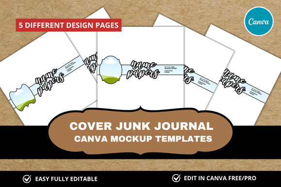 Unlocking Creative Potential with the 5 Cover Junk Journal Template