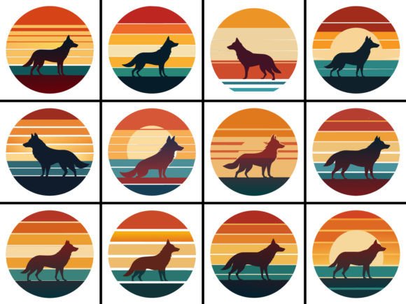 Vintage Sunset Wolf: A Display Font with Grit and Grace