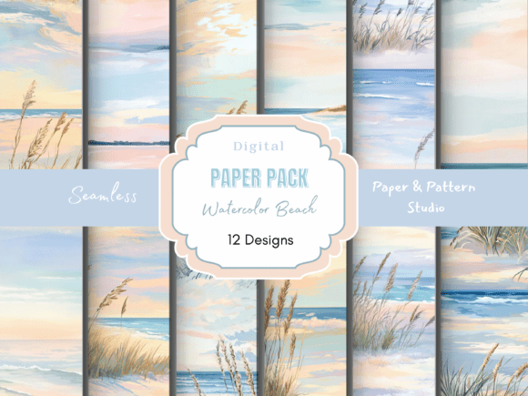Watercolor Beach Seamless Digital Paper: A Practical Evaluation for Designers and Creators