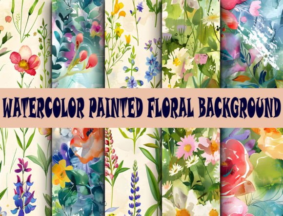 Watercolor Summer Floral Background Set: A Complete Guide to Vibrant Botanical Design