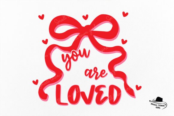 You Are Loved Christian Valentine Bow: Weaving Faith into the Language of Affection