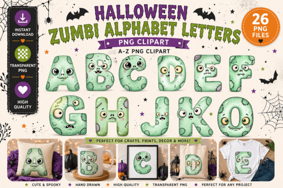 Zombie Alphabet Letters with Funny Faces: A Strategic Tool for Engaging Audiences